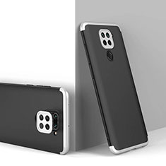 Custodia Plastica Rigida Cover Opaca Fronte e Retro 360 Gradi P02 per Xiaomi Redmi Note 9 Argento