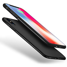 Custodia Plastica Rigida Cover Opaca Fronte e Retro 360 Gradi per Apple iPhone X Nero