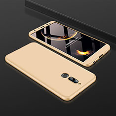 Custodia Plastica Rigida Cover Opaca Fronte e Retro 360 Gradi per Huawei G10 Oro