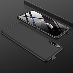 Custodia Plastica Rigida Cover Opaca Fronte e Retro 360 Gradi per Huawei Honor 9X Nero