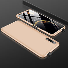 Custodia Plastica Rigida Cover Opaca Fronte e Retro 360 Gradi per Huawei Honor 9X Oro