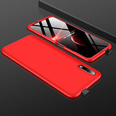 Custodia Plastica Rigida Cover Opaca Fronte e Retro 360 Gradi per Huawei Honor 9X Rosso