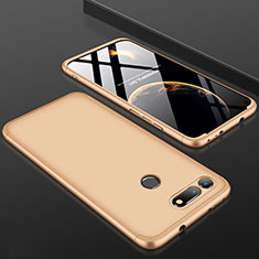 Custodia Plastica Rigida Cover Opaca Fronte e Retro 360 Gradi per Huawei Honor V20 Oro