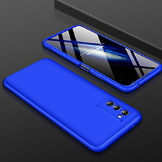 Custodia Plastica Rigida Cover Opaca Fronte e Retro 360 Gradi per Huawei Honor V30 Pro 5G Blu