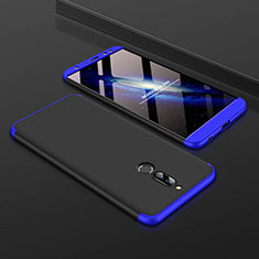Custodia Plastica Rigida Cover Opaca Fronte e Retro 360 Gradi per Huawei Mate 10 Lite Blu e Nero