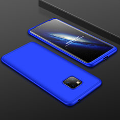 Custodia Plastica Rigida Cover Opaca Fronte e Retro 360 Gradi per Huawei Mate 20 Pro Blu