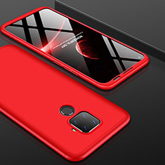Custodia Plastica Rigida Cover Opaca Fronte e Retro 360 Gradi per Huawei Nova 5i Pro Rosso