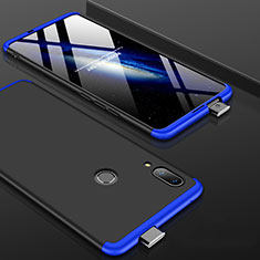 Custodia Plastica Rigida Cover Opaca Fronte e Retro 360 Gradi per Huawei P Smart Z Blu e Nero
