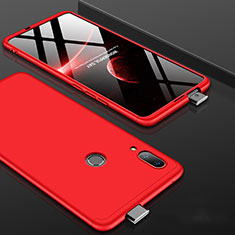 Custodia Plastica Rigida Cover Opaca Fronte e Retro 360 Gradi per Huawei P Smart Z Rosso