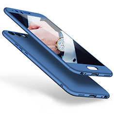 Custodia Plastica Rigida Cover Opaca Fronte e Retro 360 Gradi per Huawei P10 Plus Blu