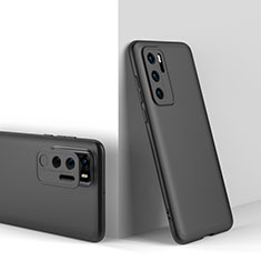 Custodia Plastica Rigida Cover Opaca Fronte e Retro 360 Gradi per Huawei P40 Nero