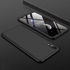 Custodia Plastica Rigida Cover Opaca Fronte e Retro 360 Gradi per Huawei Y7 Pro (2019) Nero