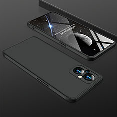 Custodia Plastica Rigida Cover Opaca Fronte e Retro 360 Gradi per OnePlus Nord N20 5G Nero