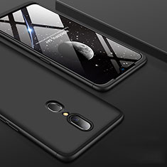 Custodia Plastica Rigida Cover Opaca Fronte e Retro 360 Gradi per Oppo A9X Nero