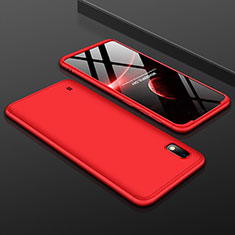 Custodia Plastica Rigida Cover Opaca Fronte e Retro 360 Gradi per Samsung Galaxy A10 Rosso