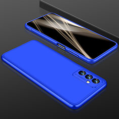 Custodia Plastica Rigida Cover Opaca Fronte e Retro 360 Gradi per Samsung Galaxy A82 5G Blu
