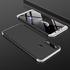 Custodia Plastica Rigida Cover Opaca Fronte e Retro 360 Gradi per Samsung Galaxy A9s Argento