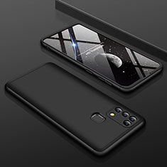 Custodia Plastica Rigida Cover Opaca Fronte e Retro 360 Gradi per Samsung Galaxy M21s Nero