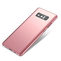 Custodia Plastica Rigida Cover Opaca Fronte e Retro 360 Gradi per Samsung Galaxy Note 8 Oro Rosa