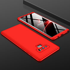 Custodia Plastica Rigida Cover Opaca Fronte e Retro 360 Gradi per Samsung Galaxy Note 9 Rosso