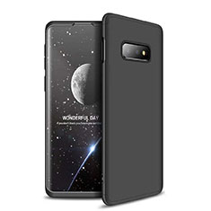 Custodia Plastica Rigida Cover Opaca Fronte e Retro 360 Gradi per Samsung Galaxy S10e Nero