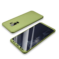 Custodia Plastica Rigida Cover Opaca Fronte e Retro 360 Gradi per Samsung Galaxy S9 Plus Verde