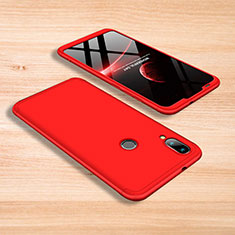 Custodia Plastica Rigida Cover Opaca Fronte e Retro 360 Gradi per Xiaomi Mi Play 4G Rosso