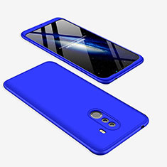 Custodia Plastica Rigida Cover Opaca Fronte e Retro 360 Gradi per Xiaomi Pocophone F1 Blu