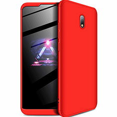 Custodia Plastica Rigida Cover Opaca Fronte e Retro 360 Gradi per Xiaomi Redmi 8A Rosso