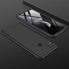 Custodia Plastica Rigida Cover Opaca Fronte e Retro 360 Gradi per Xiaomi Redmi 9C Nero