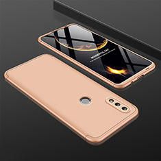 Custodia Plastica Rigida Cover Opaca Fronte e Retro 360 Gradi Q01 per Huawei Honor 10 Lite Oro