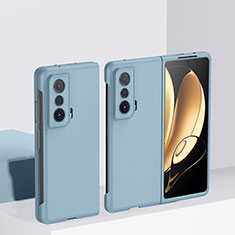 Custodia Plastica Rigida Cover Opaca Fronte e Retro 360 Gradi QH1 per Huawei Honor Magic Vs Ultimate 5G Azzurro