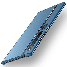 Custodia Plastica Rigida Cover Opaca Fronte e Retro 360 Gradi YK1 per Huawei Mate Xs 2 Blu
