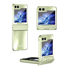 Custodia Plastica Rigida Cover Opaca Fronte e Retro 360 Gradi ZL7 per Samsung Galaxy Z Flip5 5G Verde