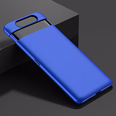 Custodia Plastica Rigida Cover Opaca G01 per Samsung Galaxy A80 Blu