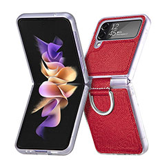 Custodia Plastica Rigida Cover Opaca H05 per Samsung Galaxy Z Flip4 5G Rosso