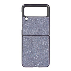 Custodia Plastica Rigida Cover Opaca H07 per Samsung Galaxy Z Flip3 5G Blu