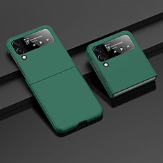 Custodia Plastica Rigida Cover Opaca H07 per Samsung Galaxy Z Flip4 5G Verde