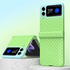 Custodia Plastica Rigida Cover Opaca H07 per Samsung Galaxy Z Fold3 5G Verde