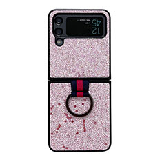 Custodia Plastica Rigida Cover Opaca H08 per Samsung Galaxy Z Flip4 5G Rosa