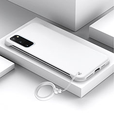 Custodia Plastica Rigida Cover Opaca JS1 per Samsung Galaxy S20 5G Bianco