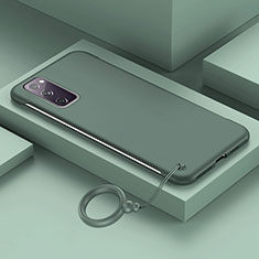 Custodia Plastica Rigida Cover Opaca JS1 per Samsung Galaxy S20 FE (2022) 5G Verde Notte
