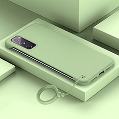 Custodia Plastica Rigida Cover Opaca JS1 per Samsung Galaxy S20 Lite 5G Verde Pastello