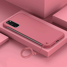 Custodia Plastica Rigida Cover Opaca JS1 per Samsung Galaxy S20 Rosso