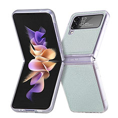 Custodia Plastica Rigida Cover Opaca L04 per Samsung Galaxy Z Flip4 5G Verde