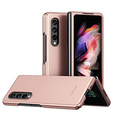 Custodia Plastica Rigida Cover Opaca L08 per Samsung Galaxy Z Fold4 5G Oro Rosa