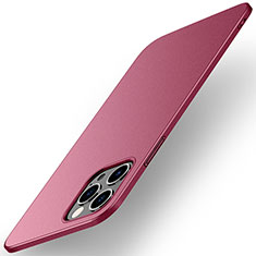 Custodia Plastica Rigida Cover Opaca M01 per Apple iPhone 12 Pro Rosso Rosa