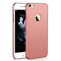 Custodia Plastica Rigida Cover Opaca M01 per Apple iPhone 6 Plus Oro Rosa