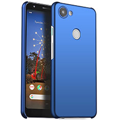 Custodia Plastica Rigida Cover Opaca M01 per Google Pixel 3a XL Blu