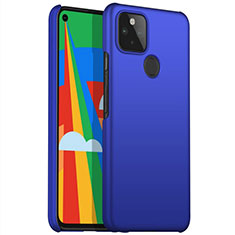 Custodia Plastica Rigida Cover Opaca M01 per Google Pixel 5 Blu